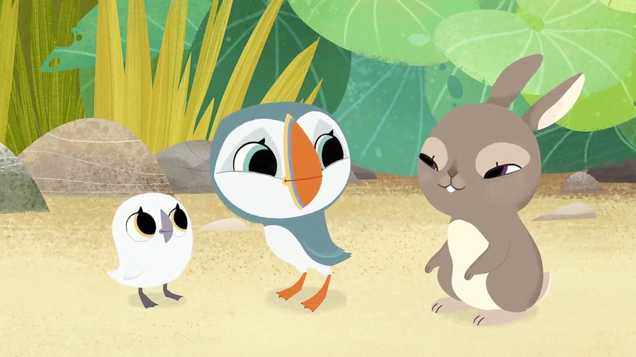 انیمیشن صخره پافین ها Puffin Rock - فصل 2 قسمت 11 ( 31 تا 33 )